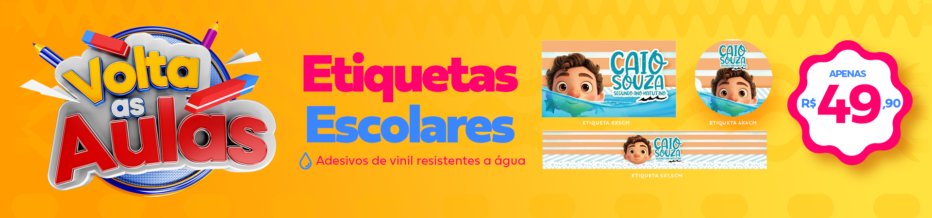 BANNER ETIQEUTAS PARA VOLTA AS AULAS