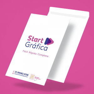 ENVELOPE SIMPLES Papel Sulfite 90g 25x35cm 4x4 - Colorido Frente / Verso Colorido Modelo Padrão  